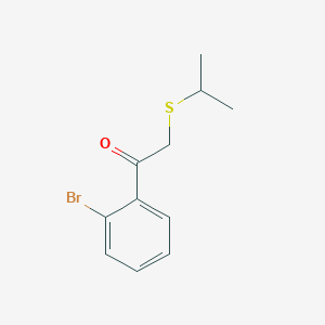 1-(2-Bromophenyl)-2-(isopropylthio)ethan-1-one