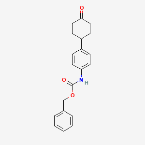 Benzyl (4-(4-oxocyclohexyl)phenyl)carbamate