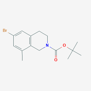 tert-Butyl 6-bromo-8-methyl-3,4-dihydroisoquinoline-2(1H)-carboxylate