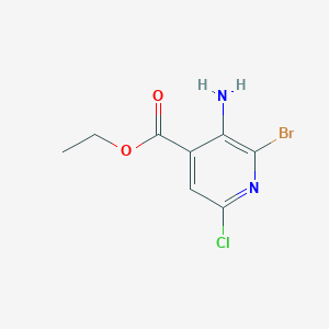 Ethyl 3-amino-2-bromo-6-chloroisonicotinate