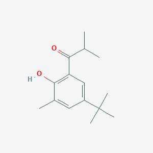 1-(5-(Tert-butyl)-2-hydroxy-3-methylphenyl)-2-methylpropan-1-one