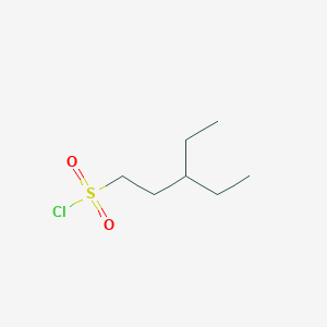 3-Ethylpentane-1-sulfonyl chloride