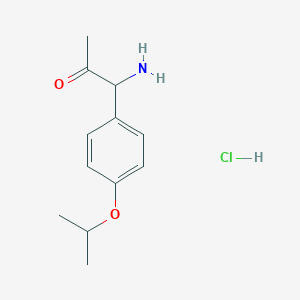 1-Amino-1-[4-(propan-2-yloxy)phenyl]propan-2-one hydrochloride