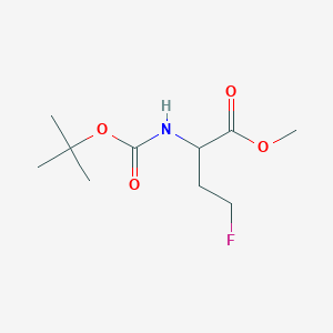 Methyl 2-(tert-butoxycarbonylamino)-4-fluorobutano