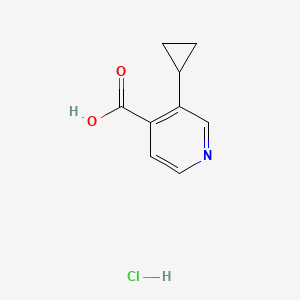 3-Cyclopropylpyridine-4-carboxylic acid hydrochloride