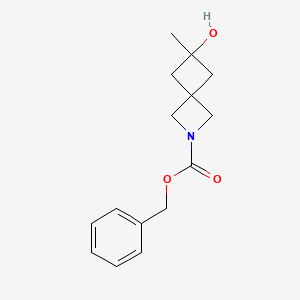 Benzyl 6-hydroxy-6-methyl-2-azaspiro[3.3]heptane-2-carboxylate