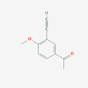 1-(3-Ethynyl-4-methoxyphenyl)ethan-1-one