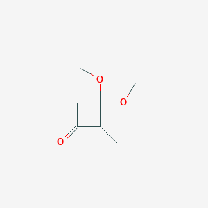 3,3-Dimethoxy-2-methylcyclobutan-1-one