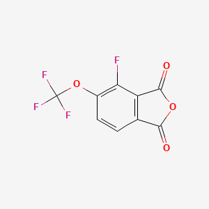 4-Fluoro-5-(trifluoromethoxy)-1,3-dihydro-2-benzofuran-1,3-dione