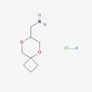 1-{5,8-Dioxaspiro[3.5]nonan-7-yl}methanamine hydrochloride