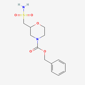 Benzyl 2-(sulfamoylmethyl)morpholine-4-carboxylate