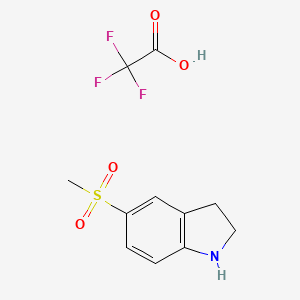 5-methanesulfonyl-2,3-dihydro-1H-indole,trifluoroaceticacid