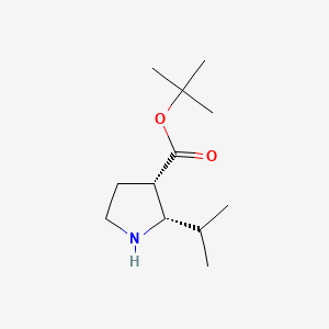 tert-butyl (2S,3S)-2-propan-2-ylpyrrolidine-3-carboxylate