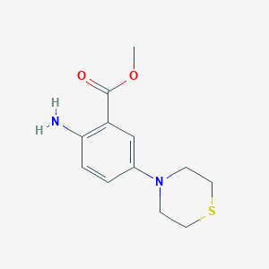 Methyl 2-amino-5-thiomorpholinobenzoate