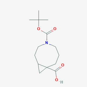 4-[(Tert-butoxy)carbonyl]-4-azabicyclo[6.1.0]nonane-8-carboxylic acid