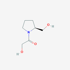 2-hydroxy-1-[(2S)-2-(hydroxymethyl)pyrrolidin-1-yl]ethan-1-one