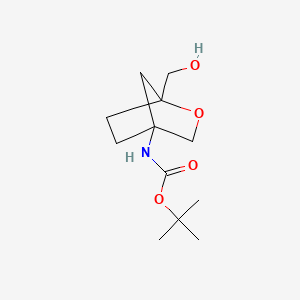 tert-butyl N-[1-(hydroxymethyl)-2-oxabicyclo[2.2.1]heptan-4-yl]carbamate