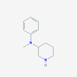 molecular formula C12H18N2 B13506135 N-methyl-N-phenylpiperidin-3-amine 