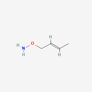 molecular formula C4H9NO B13506154 O-(but-2-en-1-yl)hydroxylamine 