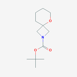 molecular formula C12H21NO3 B13506266 Tert-butyl5-oxa-2-azaspiro[3.5]nonane-2-carboxylate 