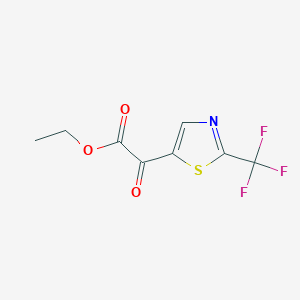 Ethyl 2-oxo-2-[2-(trifluoromethyl)-1,3-thiazol-5-yl]acetate