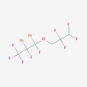 molecular formula C6H3Br2F9O B1350645 1,2-二溴-1,2,3,3,3-五氟-1-(2,2,3,3-四氟丙氧基)丙烷 CAS No. 396716-51-1