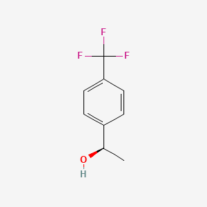 molecular formula C9H9F3O B1350652 (1R)-1-[4-(trifluoromethyl)phenyl]ethanol CAS No. 76155-79-8