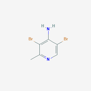 molecular formula C6H6Br2N2 B135067 3,5-二溴-2-甲基吡啶-4-胺 CAS No. 126325-54-0