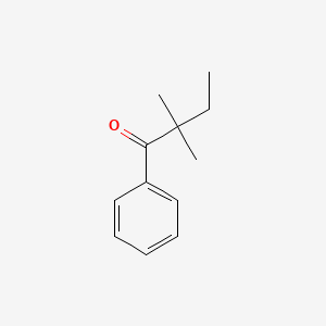 molecular formula C12H16O B1350671 2,2-Dimethyl-1-phenylbutan-1-one CAS No. 829-10-7