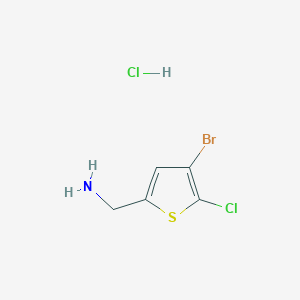 1-(4-Bromo-5-chlorothiophen-2-yl)methanamine hydrochloride