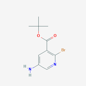 tert-Butyl 5-amino-2-bromonicotinate