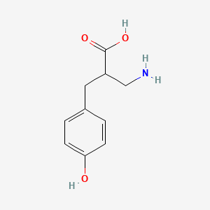 2-Aminomethyl-3-(4-hydroxy-phenyl)-propionic acid