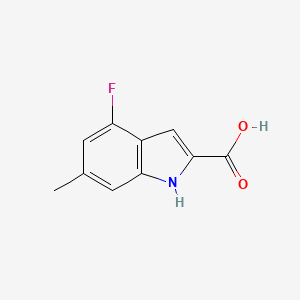 4-fluoro-6-methyl-1H-indole-2-carboxylicacid