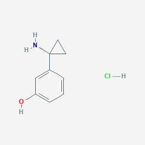 3-(1-Aminocyclopropyl)phenol hydrochloride