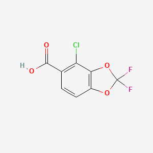 4-Chloro-2,2-difluoro-1,3-dioxaindane-5-carboxylic acid