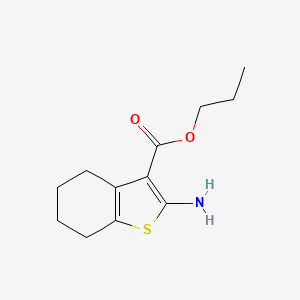 Propyl 2-amino-4,5,6,7-tetrahydro-1-benzothiophene-3-carboxylate