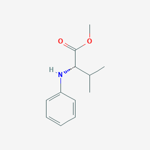 molecular formula C12H17NO2 B13507068 Methyl phenyl-L-valinate 