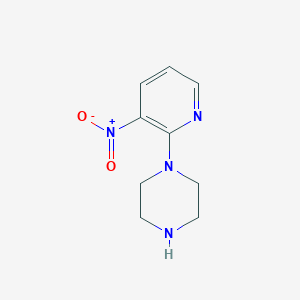 molecular formula C9H12N4O2 B1350711 1-(3-Nitropyridin-2-yl)piperazine CAS No. 87394-48-7