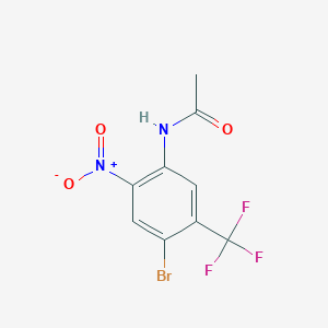 B135072 N-[4-bromo-2-nitro-5-(trifluoromethyl)phenyl]acetamide CAS No. 157554-76-2