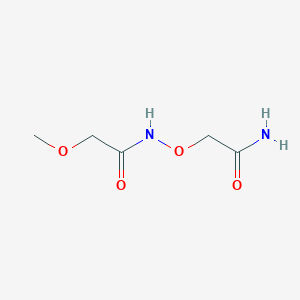 molecular formula C5H10N2O4 B13507206 N-(carbamoylmethoxy)-2-methoxyacetamide 