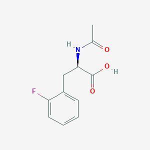 molecular formula C11H12FNO3 B13507262 (2R)-2-acetamido-3-(2-fluorophenyl)propanoic acid 