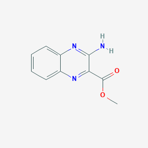 molecular formula C10H9N3O2 B13507298 Methyl 3-aminoquinoxaline-2-carboxylate 