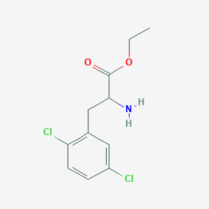 molecular formula C11H13Cl2NO2 B13507474 Ethyl 2-amino-3-(2,5-dichlorophenyl)propanoate 