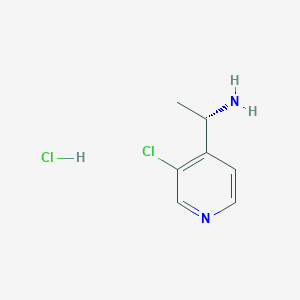 (1S)-1-(3-chloropyridin-4-yl)ethan-1-amine hydrochloride