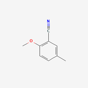 molecular formula C9H9NO B1350759 2-Methoxy-5-methylbenzonitrile CAS No. 53078-70-9