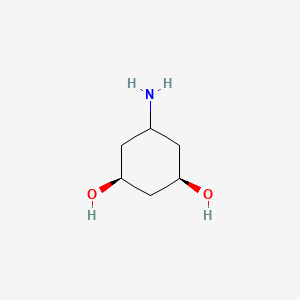 (1R,3S,5r)-5-aminocyclohexane-1,3-diol