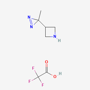 3-(3-methyl-3H-diazirin-3-yl)azetidine, trifluoroacetic acid