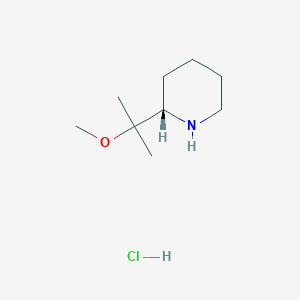 (2S)-2-(2-methoxypropan-2-yl)piperidine hydrochloride