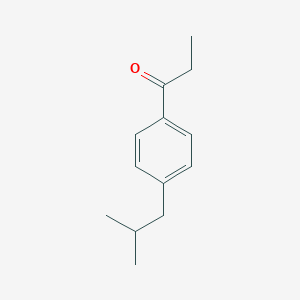 molecular formula C13H18O B135077 1-(4-异丁基苯基)丙酮 CAS No. 59771-24-3