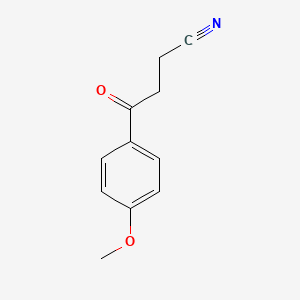 molecular formula C11H11NO2 B1350775 4-(4-Methoxyphenyl)-4-oxobutanenitrile CAS No. 55234-56-5